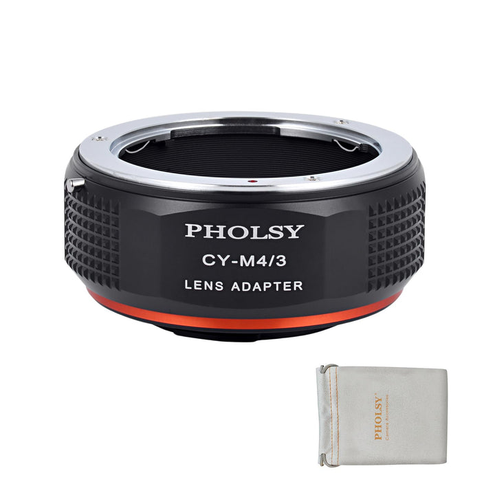 PHOLSY Objektivadapter CY anf MFT Kompatibel für Contax/Yashica (C/Y) Objektiv auf M4/3 Micro 4/3 Mi