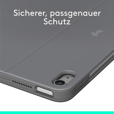 Logitech Combo Touch iPad Air 11 Zoll (M2), iPad Air (4. und 5. Generation - 2020, 2022)(2024) Tasta