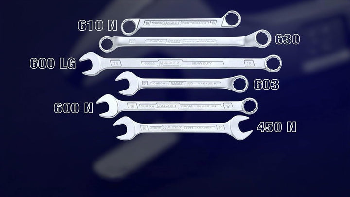Hazet 600N/30 Ring-Maulschlüssel-Satz 30 Einzelteile Ring-Maul, 30 Einzelteile Ring-Maul