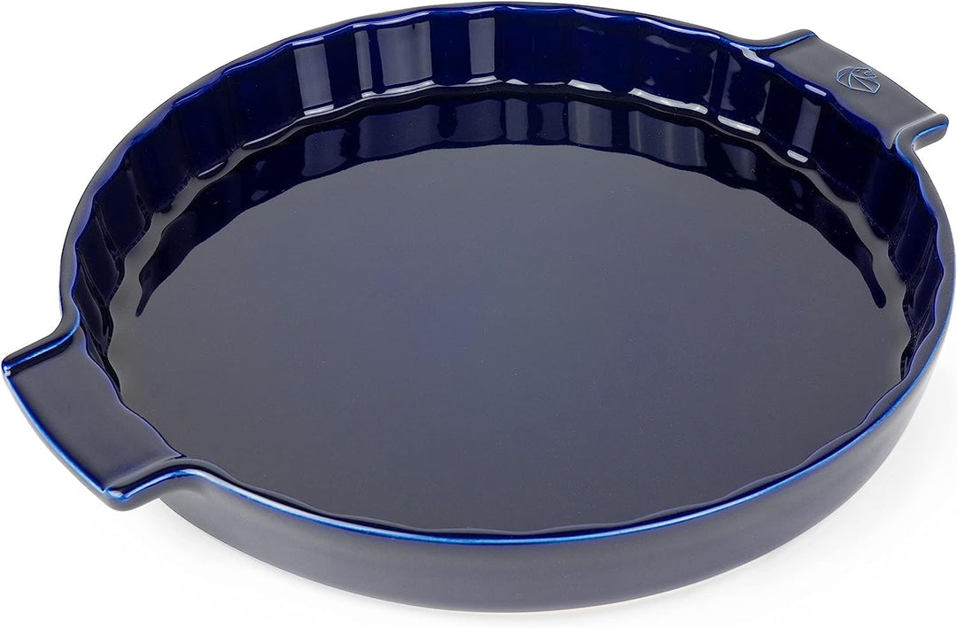 Peugeot Tarteform Appolia 30 cm aus Keramik, Tiefblau I -20 bis 250°C temperaturbeständig I Premium