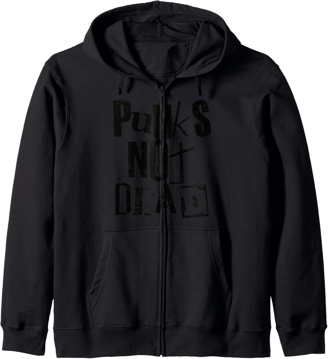 Punks Not Dead - Vintage Grunge - Punk Is Not Dead - Rock Kapuzenjacke