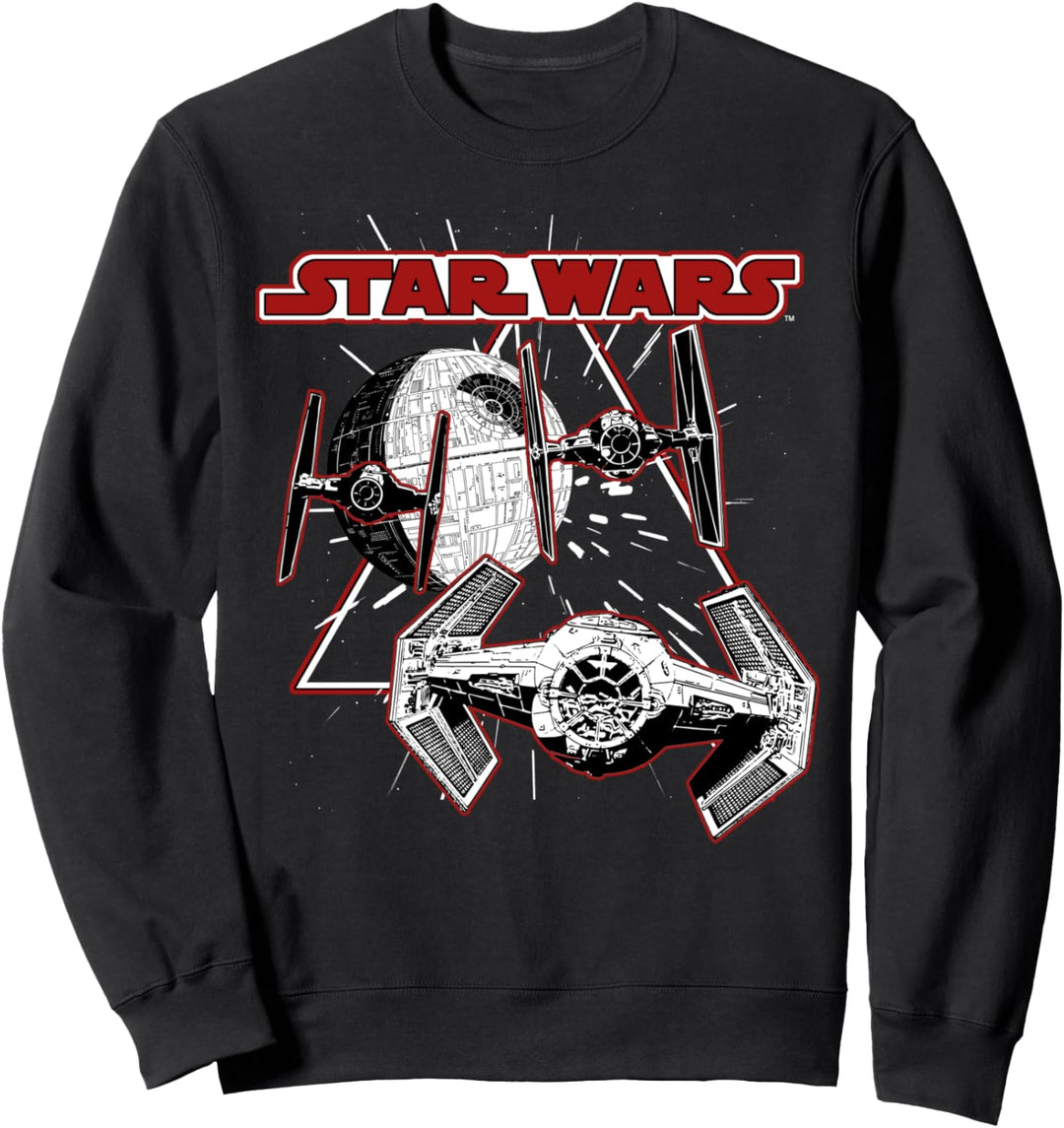 Star Wars TIE Fighter Triangle Hyperdrive Poster Sweatshirt