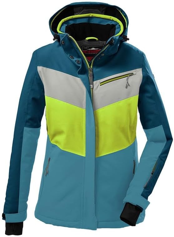 Killtec Damen Ksw 253 Wmn Ski Jckt Funktionsjacke/Skijacke mit abzippbarer Kapuze und Schneefang 44