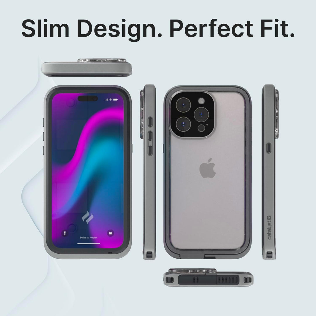 Catalyst Total Protection Case for iPhone 15 Pro - 5X More Waterproof iPhone 15 Pro Case, Highly Res
