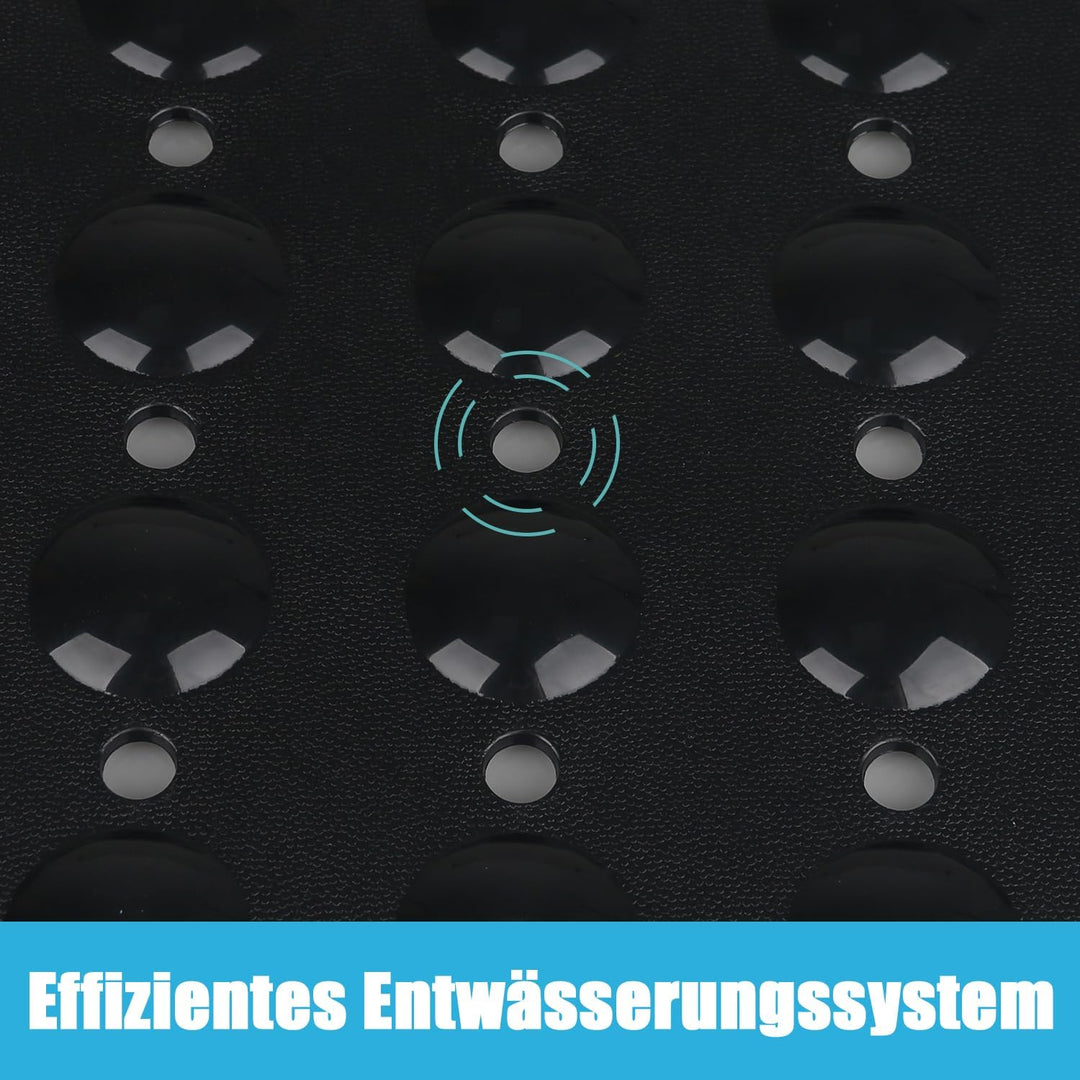 Duschmatte rutschfest 80x80cm Duscheinlage, Antirutschmatte mit Saugnäpfe für Dusche oder Badewanne,