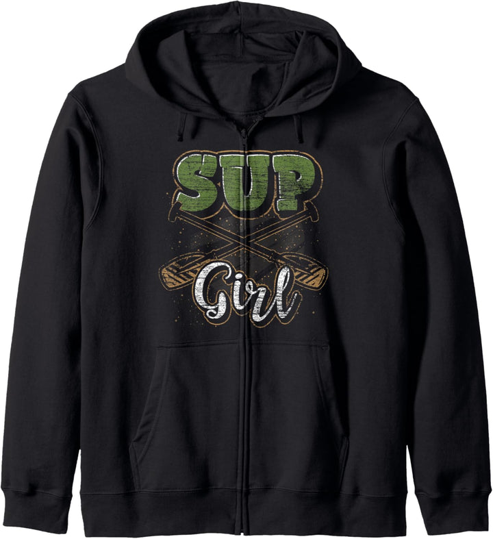 Stand Up Paddling Mädchen Wassersport SUP Stand Up Paddeln Kapuzenjacke