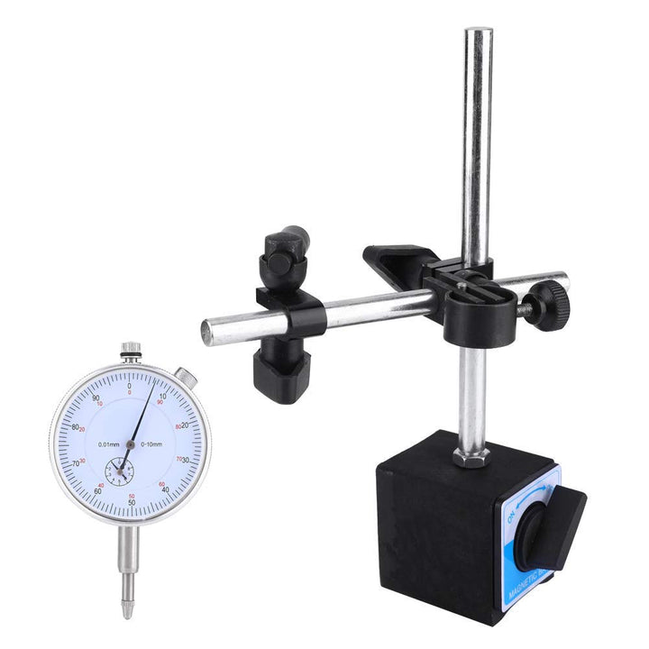 Magnetstativ Messstativ für Messuhr, Einstellbare Magnetischer Messstativ Magnet-Messstativ mit Mess