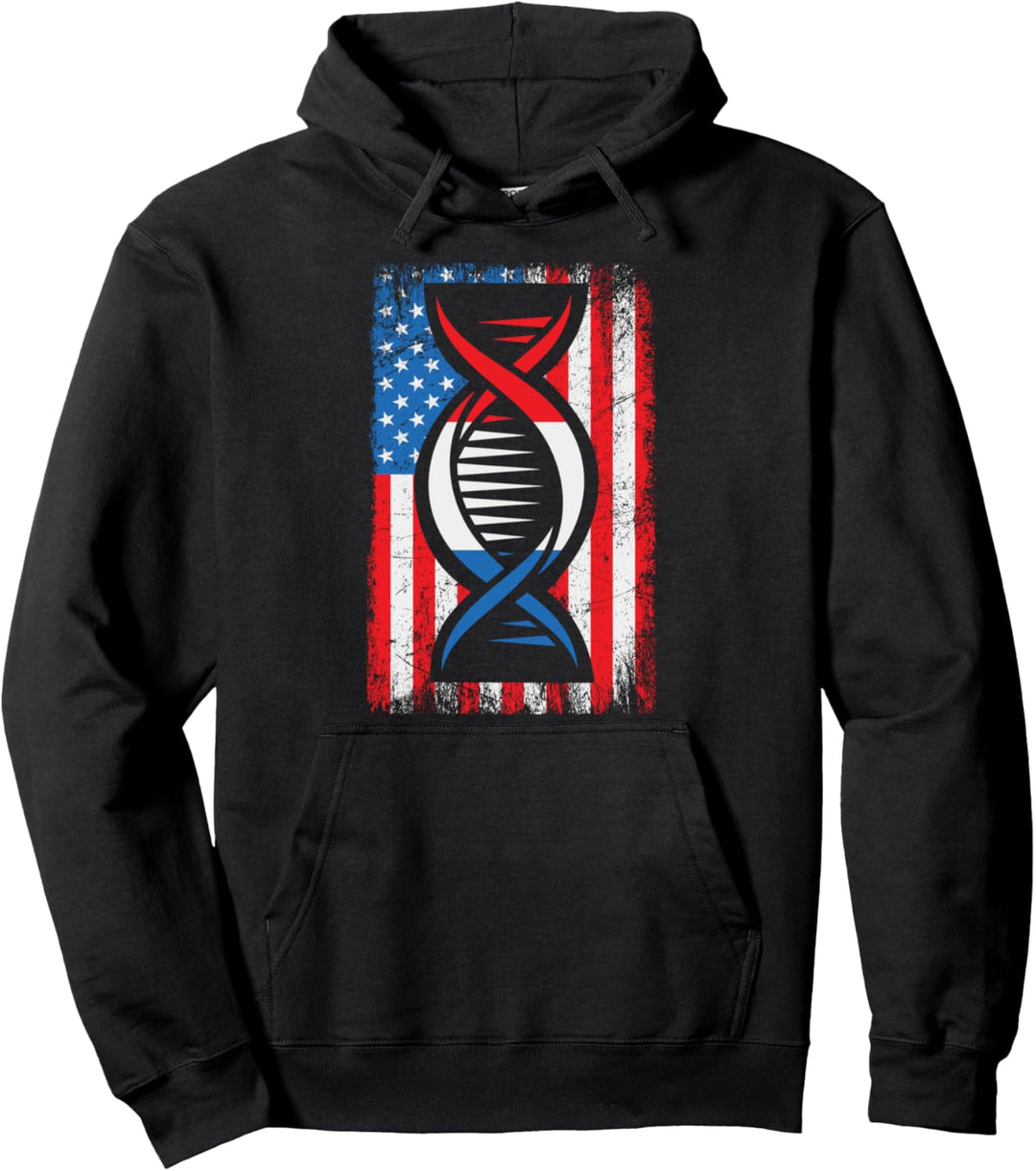 4. JULI Hemd. DNA Amerikanische Freiheit USA Flagge Pullover Hoodie