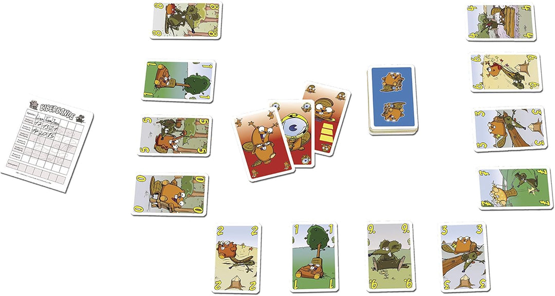 AMIGO Spiel + Freizeit Spielkarten 01907 - LAMA & Spiele 2920 - Biberbande
