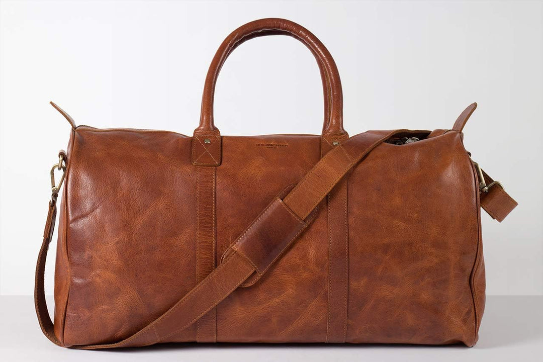 HOLZRICHTER Berlin No 17-1 (XL) - Premium Vintage Weekender Reisetasche, Sporttasche & Handgepäck au