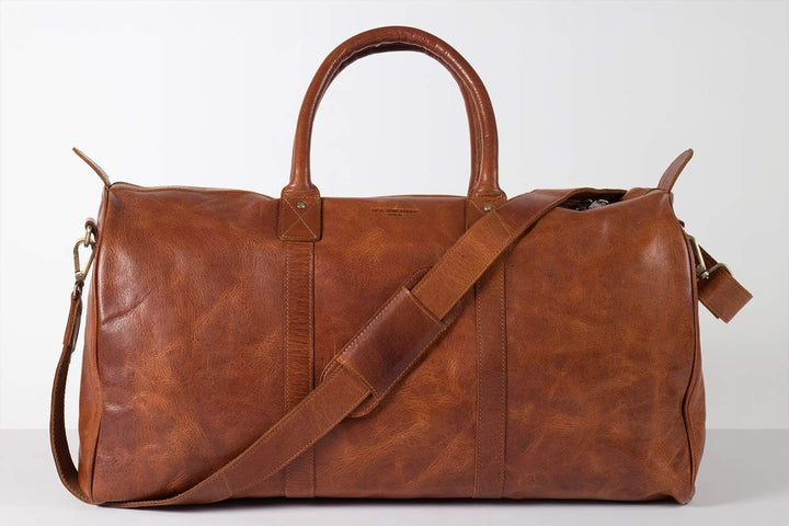 HOLZRICHTER Berlin No 17-1 (XL) - Premium Vintage Weekender Reisetasche, Sporttasche & Handgepäck au