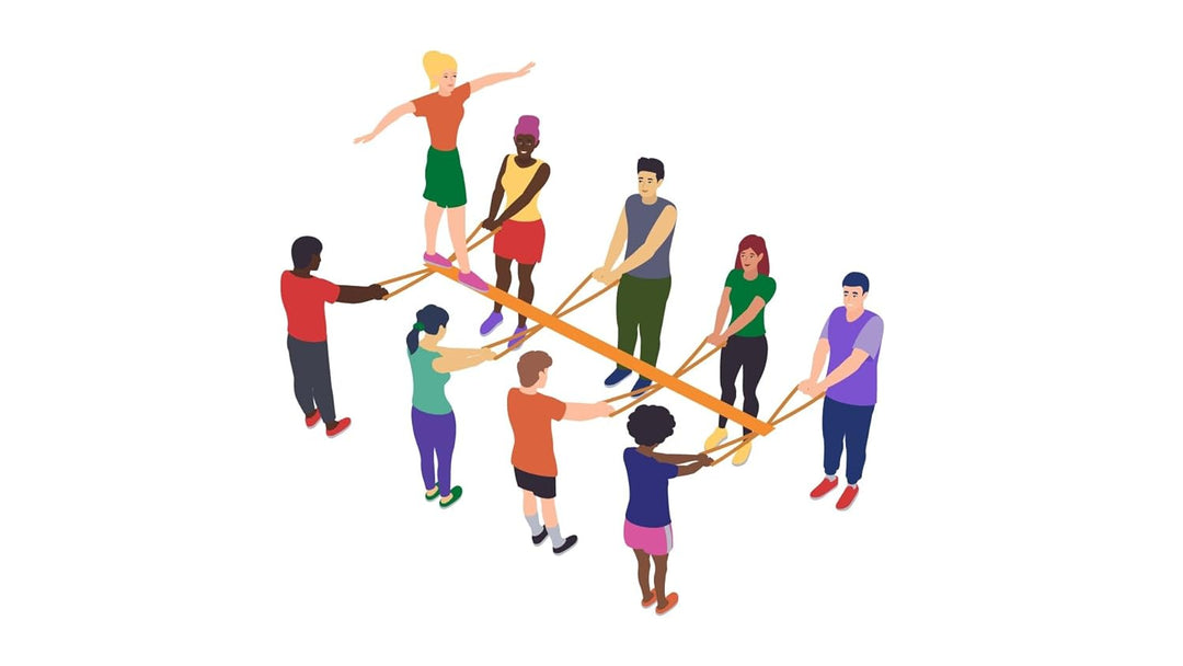 TEAM SLACKLINE - ein Teamspiel für mehr Balance, Vertrauen und Koordination