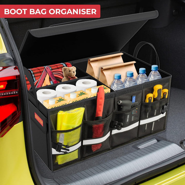 Hochwertige Kofferraumtasche Auto Box - Rutschfeste Kofferraumbox, Gross Wasserdichter Kofferraum Or