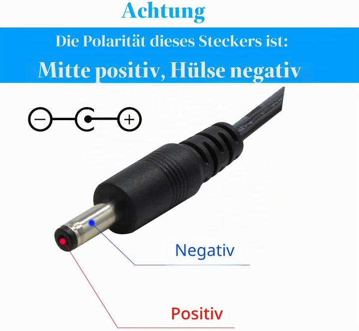 Security-01 2er Pack AC zu DC 12V 1A Netzteil Adapter, Stecker 5,5mm x 2,1mm für CCTV-Kamera LED Str