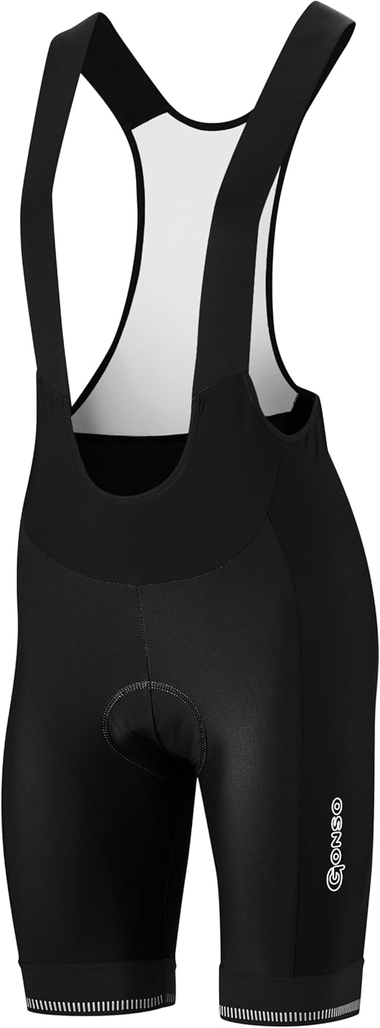 Gonso Damen Fahrradhose Sitivo W Bib 40 Black/Fire, 40 Black/Fire