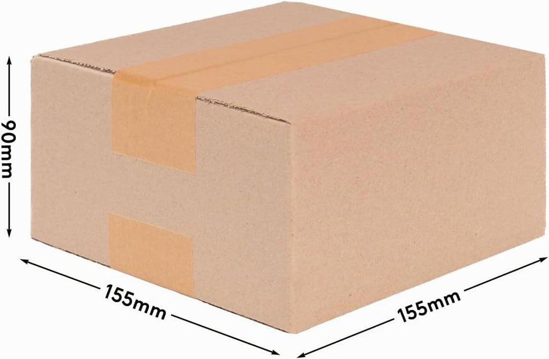 verpacking 100 Faltkartons Versandkartons DHL Kartons 150 x 150 x 80 mm, KK-05, 1-wellig 150 x 150 x