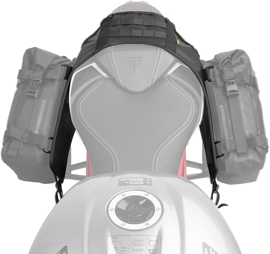 Rhinowalk Motorrad-Satteltasche/Hecktasche/Sitztasche, universelle Satteltaschen-Montagebasis Doppel