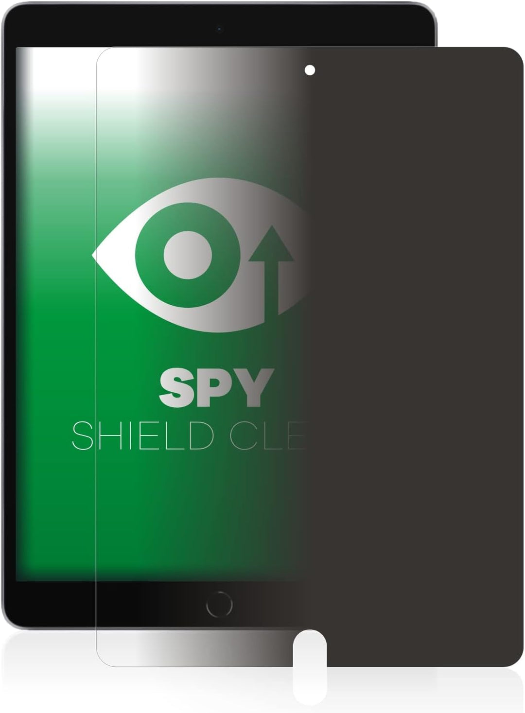 upscreen Anti-Spy Blickschutzfolie für Apple iPad 10.2" WiFi Cellular 2021 (9. Gen.) Privacy Display