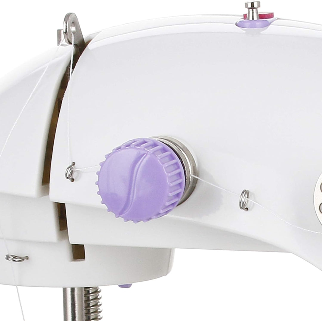 EMERIO Freiarmnaehmaschine SEW-122275 Weiss, Flieder, Klein 1 Stichmuster, 1 Stichmuster