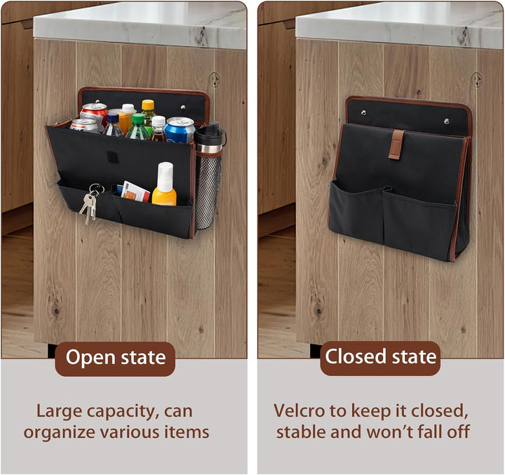 2 Stück Tür Organizer, Wohnmobil Organizer – Tragbarer und Faltbarer Aufbewahrungsorganizer für Camp
