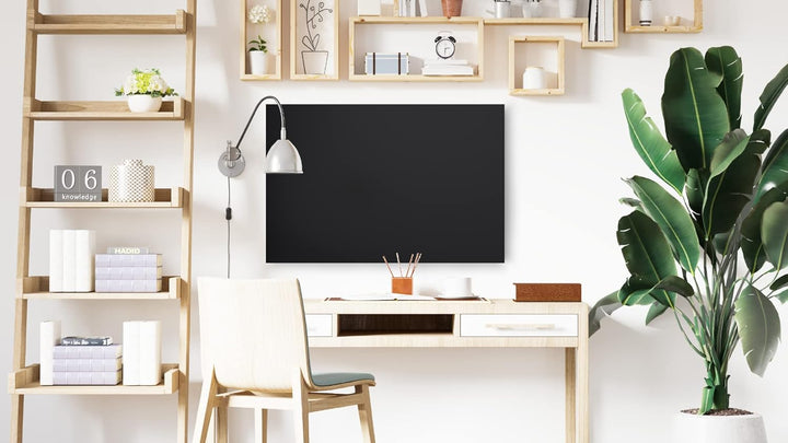 ALLboards Metallische Magnettafel KREIDETAFEL SCHWARZ 90x60cm MetalBoards Memoboard für jede Art von