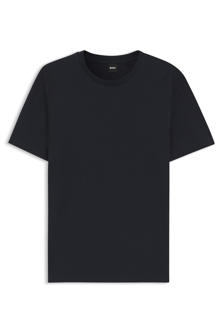BOSS Herren Plain Short Sleeve Crewneck T-Shirt T-Shirt (1er Pack) XS Dunkelblau404, XS Dunkelblau40