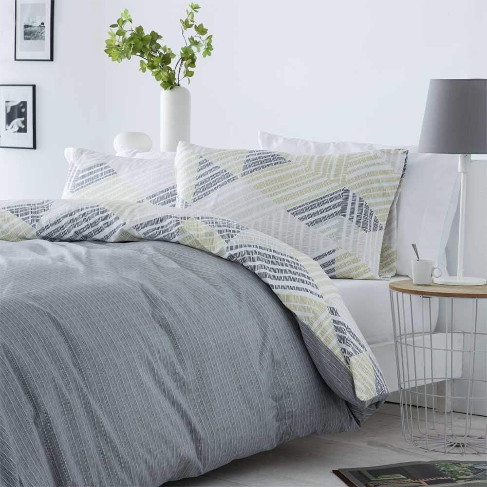 COTTON ARTEAN Bettwäsche-Set, wendbar, für Betten mit 180 cm, mit Knöpfen, Hypoallergen Cama 180 ( 2
