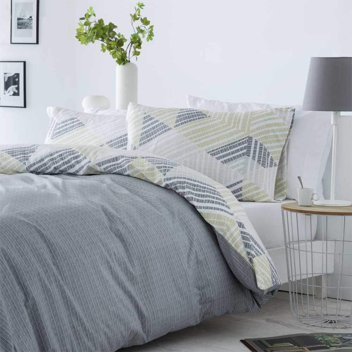 COTTON ARTEAN Bettwäsche-Set, wendbar, für Betten mit 180 cm, mit Knöpfen, Hypoallergen Cama 180 ( 2