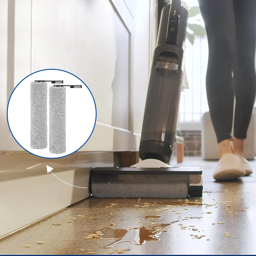 Fixbetter Ersatzbürstenrolle und HEPA-Filter passend für Tineco Floor One S5 Combo Akku-Nass- und Tr