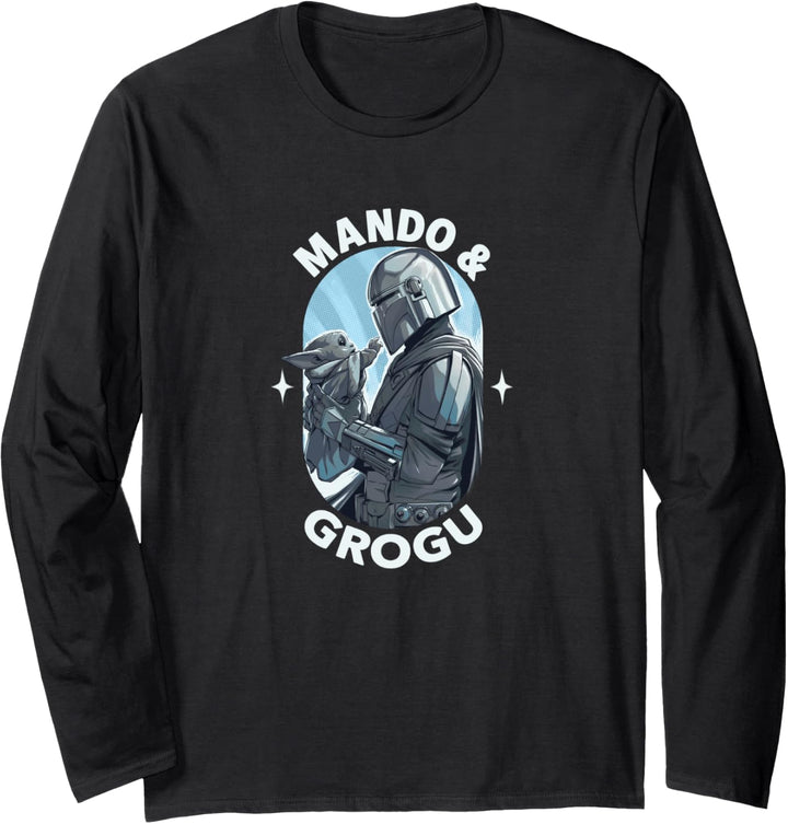 Star Wars: The Mandalorian & Grogu Sparkles And Hugs Langarmshirt