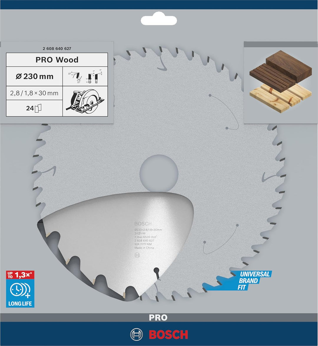 Bosch Accessories Bosch Professional 1x Kreissägeblatt Optiline Wood (Sägeblatt für Holz, Ø 230 x 30