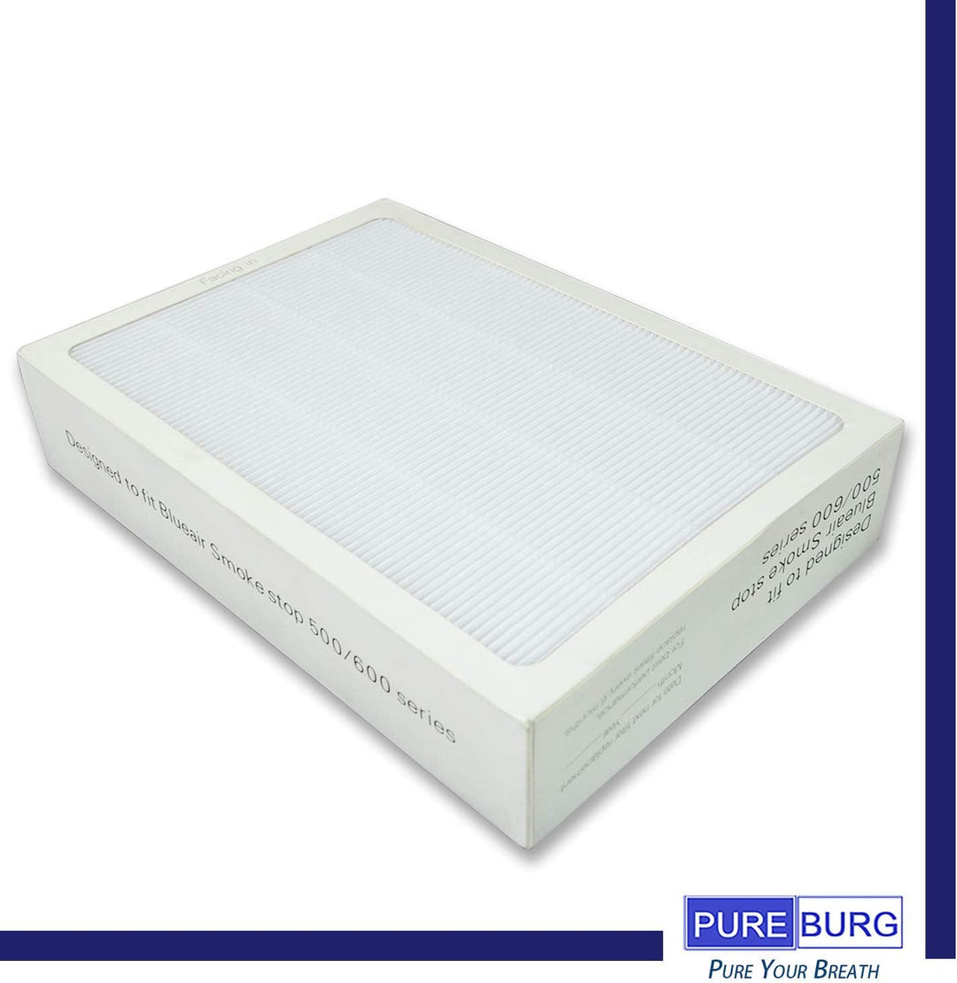 Unbekannt GreenR3 Ersatzfilter für Blueair 500/600 Serie SmokeStop Filter, Geruchsentferner Classic