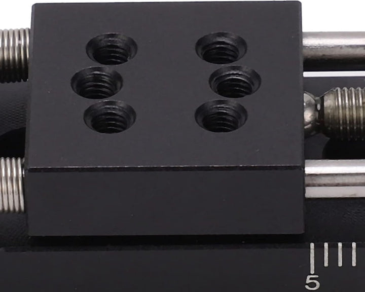 VOBOR Manuelle Plattform X-Achsen Lineartisch Manuelle Feinabstimmung Plattform Schiebetisch Alumini