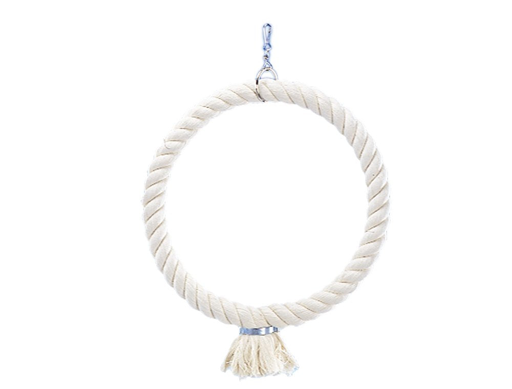 Nobby 31319 Kletterring aus Baumwolle Weiss gross, Weiß groß