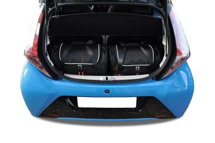 KJUST Dedizierte Kofferraumtaschen 2 STK kompatibel mit Toyota AYGO II 2014-2021