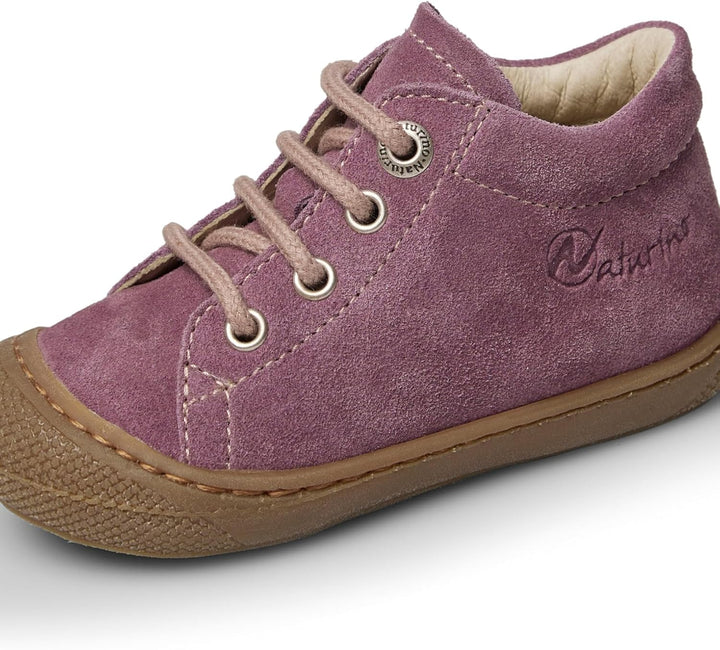 Naturino Cocoon-Lauflernschuhe aus Veloursleder 18 EU Violett, 18 EU Violett