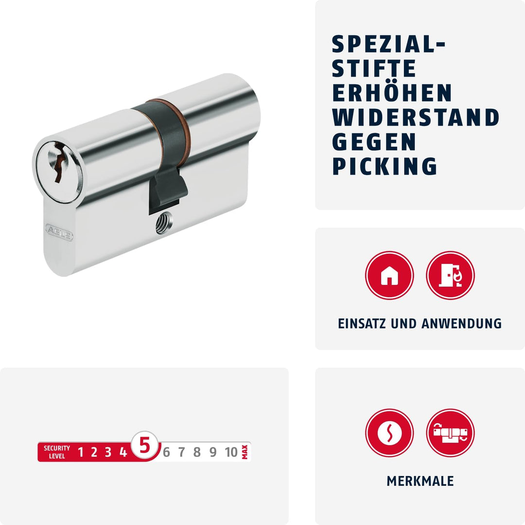 ABUS Profil-Zylinder C83N 35/45, 03066 35/45 vs., 35/45 vs.