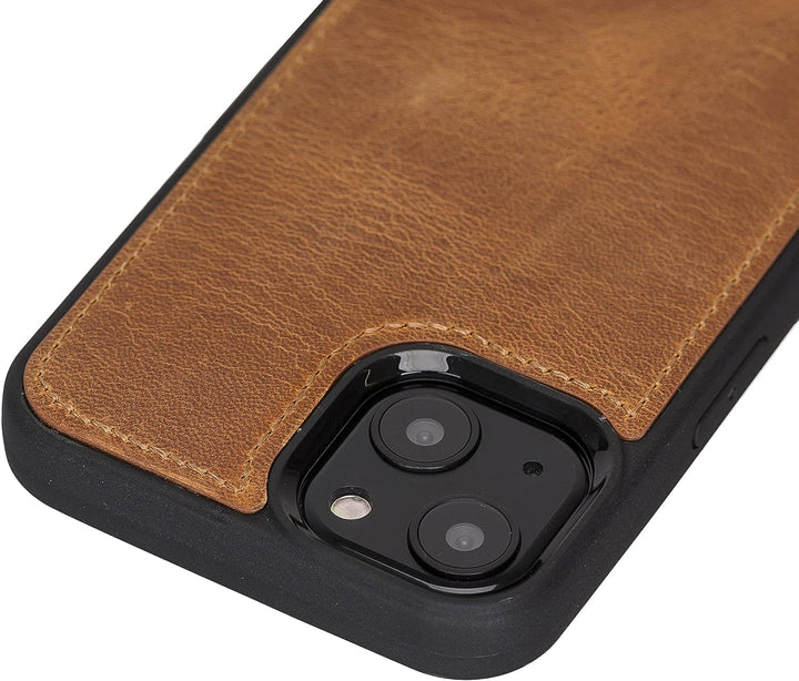 Solo Pelle Lederhülle für das iPhone 13 in 6.1 Zoll Stanford Case Leder Hülle Ledertasche Backcover