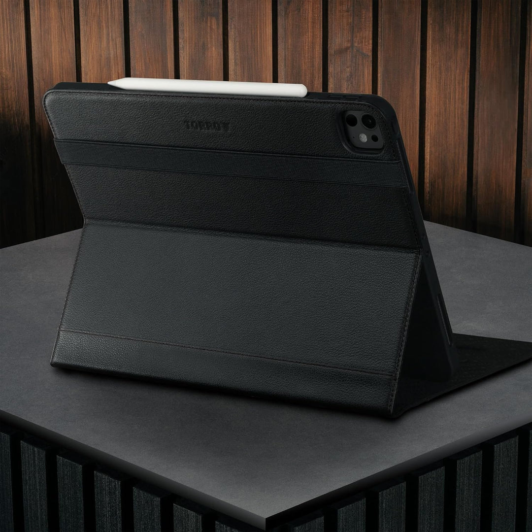 TORRO Lederhülle kompatibel mit iPad Pro 13" M5 / M4 - Echtleder iPad Pro 13 2025/2024 Hülle mit Sta