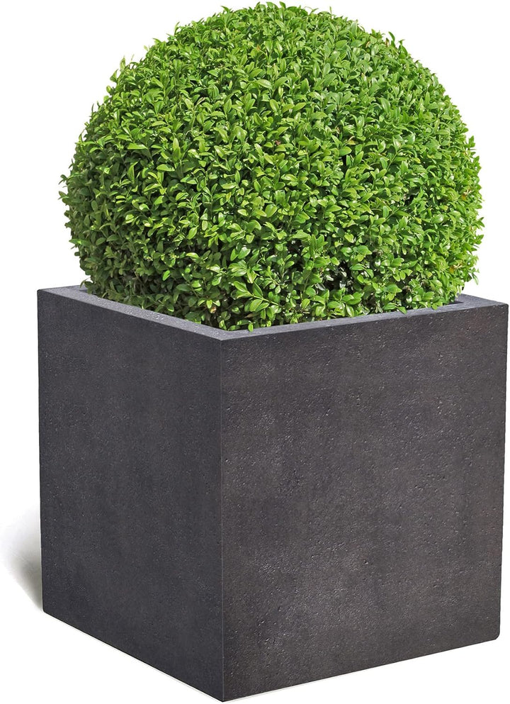 ESCHBACH® Pflanzkübel Cube 40 Espresso Anthrazit Quadratisch * 40 x 40 x 40 cm * 10 Jahre Garantie 4