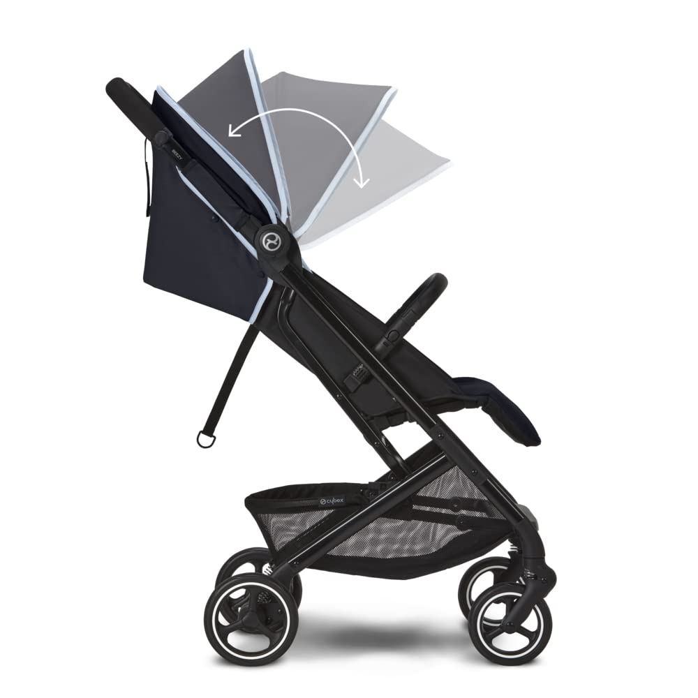 Cybex Gold Kinderwagen Beezy mit One-Pull Harness, Ab Geburt bis ca. 4 Jahre (max. 22 kg), Kompakt u