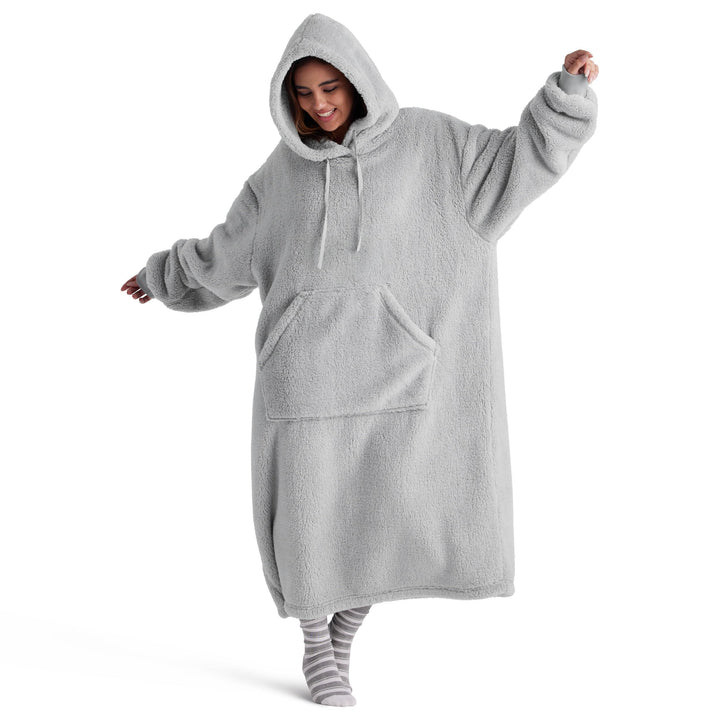 BEDSURE Hoodie Decke mit Ärmeln - Tragbare Decke zum Anziehen Erwachsene Kuschelpullover, Warm Kusch