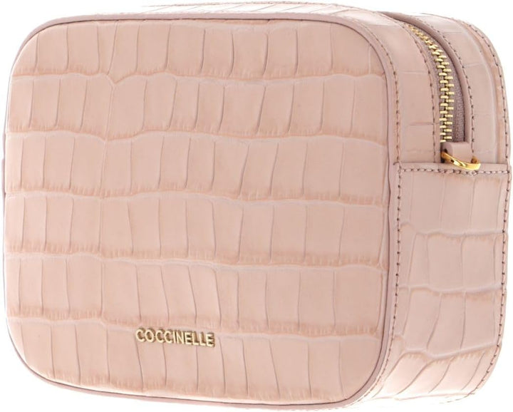 Coccinelle Mini Bag Croco Leather New Pink