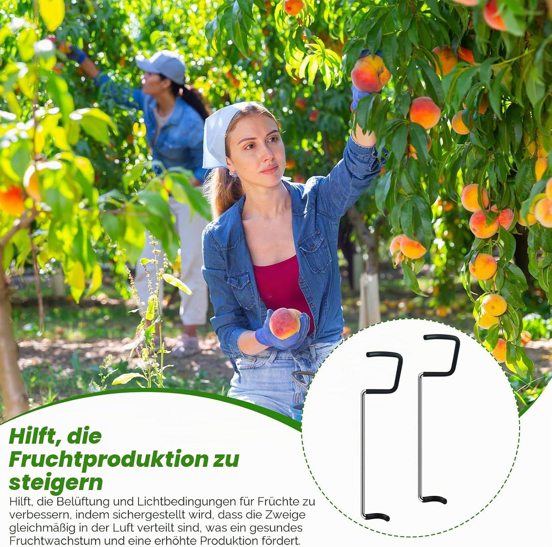 20 Stück Astspreizer für Obstbäume, 26 cm Tragbare Astklammern Pflanzenbieger, Astspreizer Baumstütz