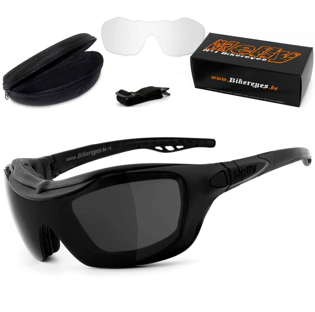 HELLY® - No.1 Bikereyes® | Motorradbrille, Multifunktionsbrille, Bikerbrille | beschlagfrei, winddic