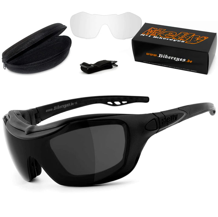 HELLY® - No.1 Bikereyes® | Motorradbrille, Multifunktionsbrille, Bikerbrille | beschlagfrei, winddic