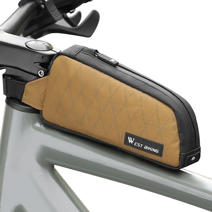 Fahrrad Rahmentasche Oberrohrtasche – Ultraleicht 1L wasserdichte Fahrradtasche Rahmen mit Klett- &
