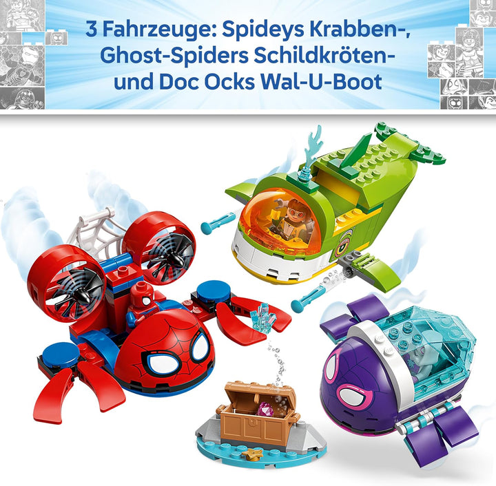 LEGO ǀ Marvel Spidey und Seine Super-Freunde Spidey: Unterwasserfahrzeuge - Superhelden Spielzeug mi