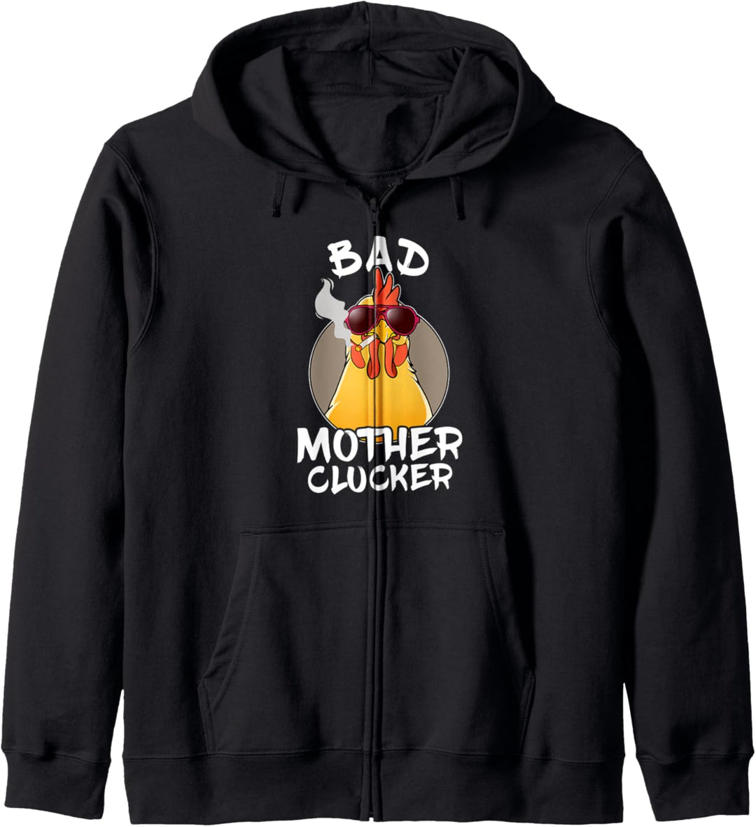 Lustige Henne Huhn Geschenk Huhn Bad Mutter Clucker Kapuzenjacke