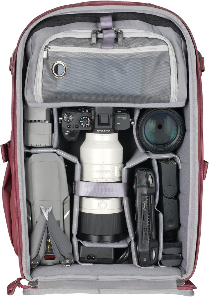 Vanguard Veo Metro B30L MG Fotorucksack für Kamera Objektive, 16 Zoll Laptop und Tablet, Magenta